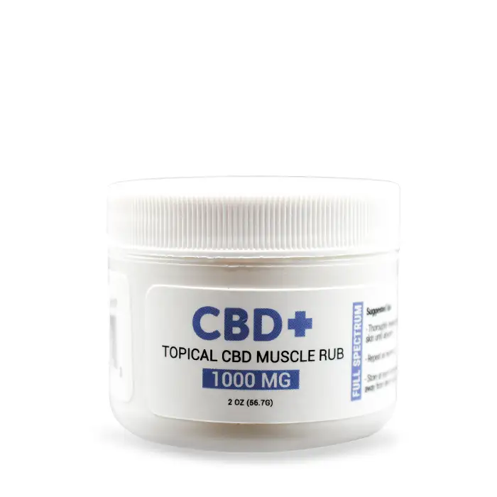 Extra Strength 1000mg CBD Muscle Rub for Sale | Great for soreness
